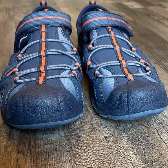Merrell Kids Hydro 2 Navy Orange Sandal, Size 4M - Picture 5 of 11